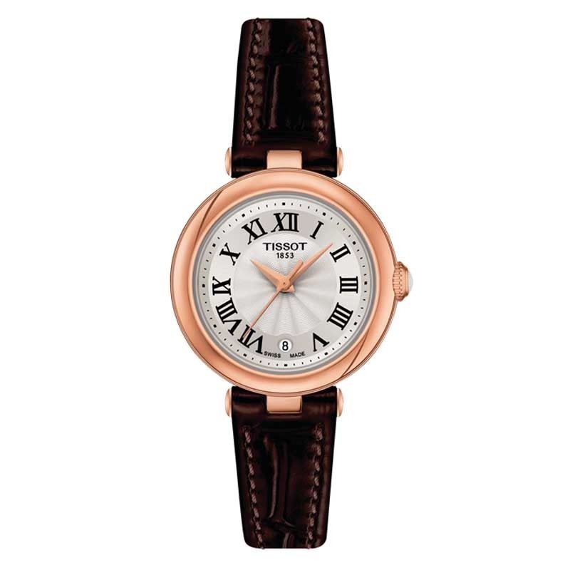 Tissot Bellissima Small Lady Jam tangan wanita Original Leather strap/Tali kulit T126.010.36.013.00