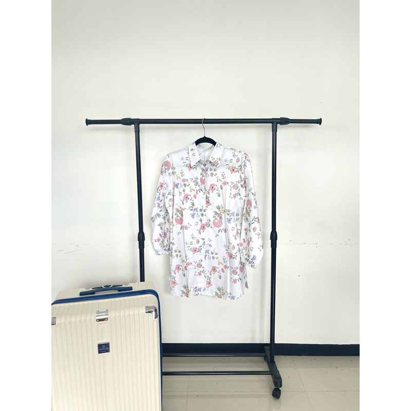 Kemeja Bunga kemeja kerja atasan wanita hijab atasan wanita casual kemeja kantor kemeja kekinian