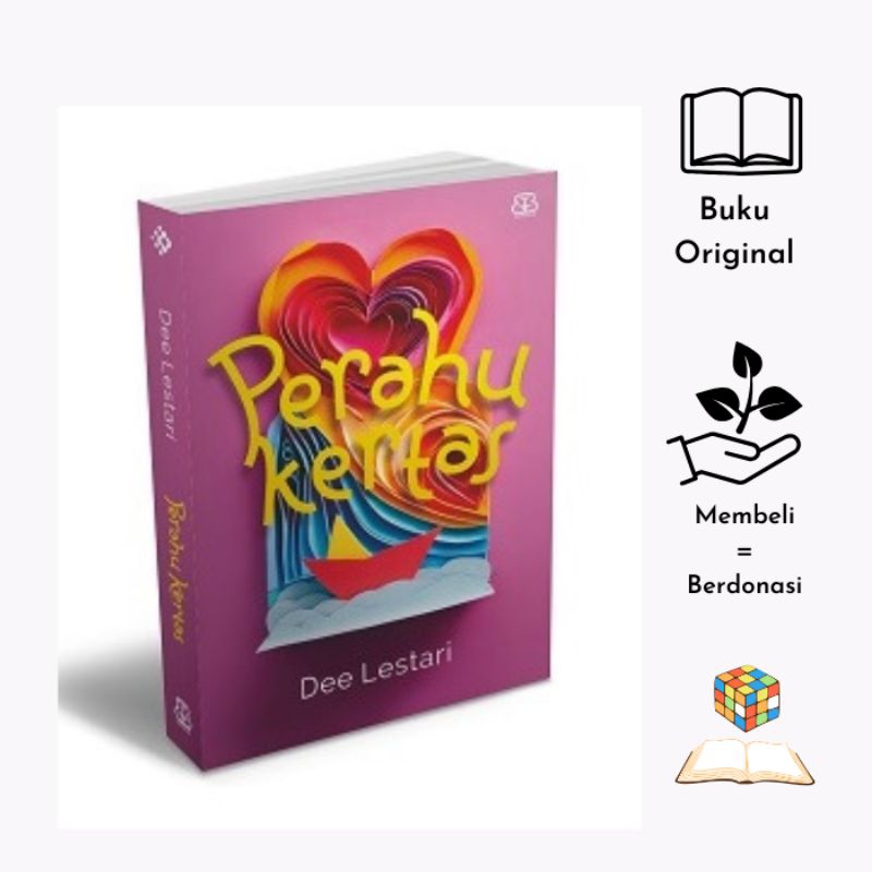 

Sealed Original Perahu Kertas - Dee Lestari (New Cover)