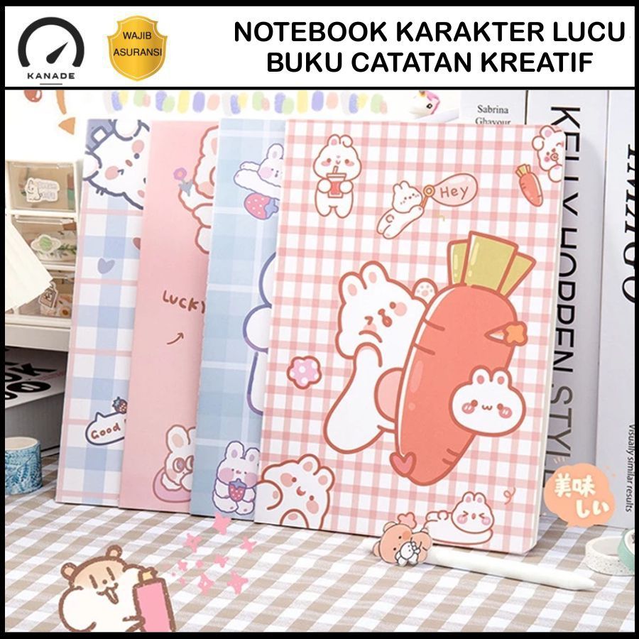 

Notebook Karakter Lucu Buku Catatan Kreatif Buku Tulis Kertas Trendy Mini Diary Desain Menggemaskan Buku Tulis Estetika