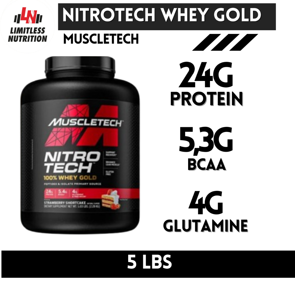 Muscletech Nitrotech Whey Gold 5lbs Whey Protein