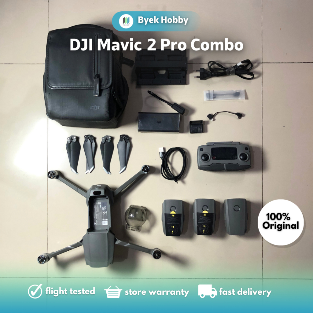 DJI Mavic 2 Pro Fly More Combo (Drone Second Flagship Hasselblad Kamera 4K)