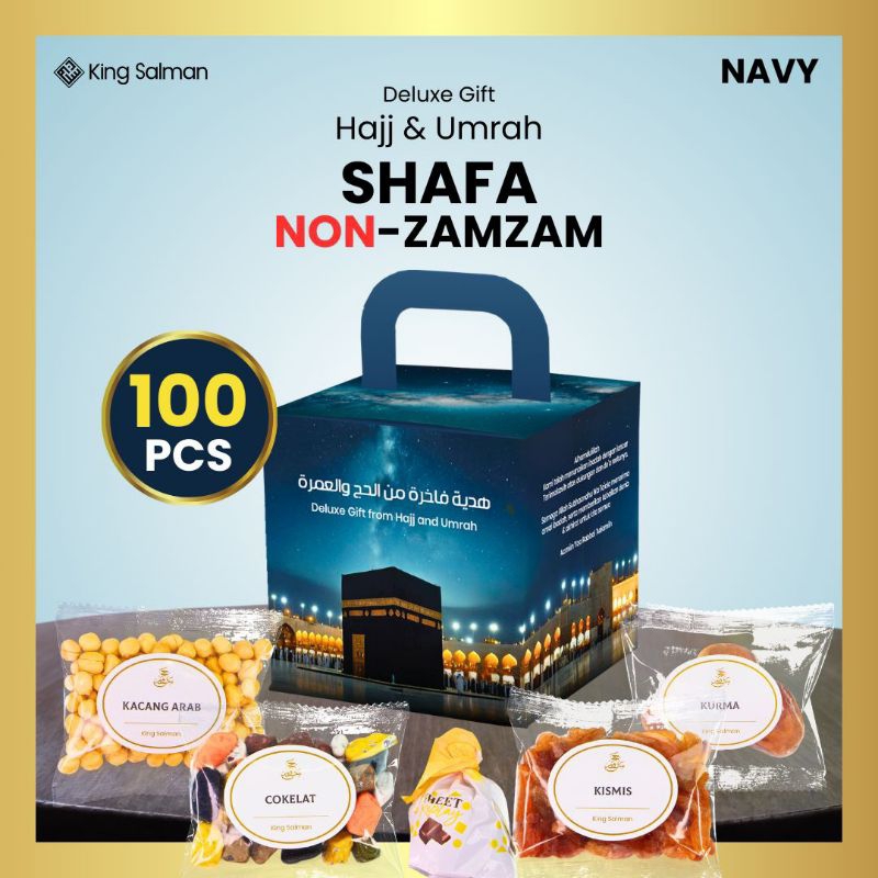 

PAKET SHAFA 100 PCS (NON ZAM-ZAM) -VARIAN GALAXY |OLEH-OLEH UMROH & HAJI PREMIUM | King Salman Gift