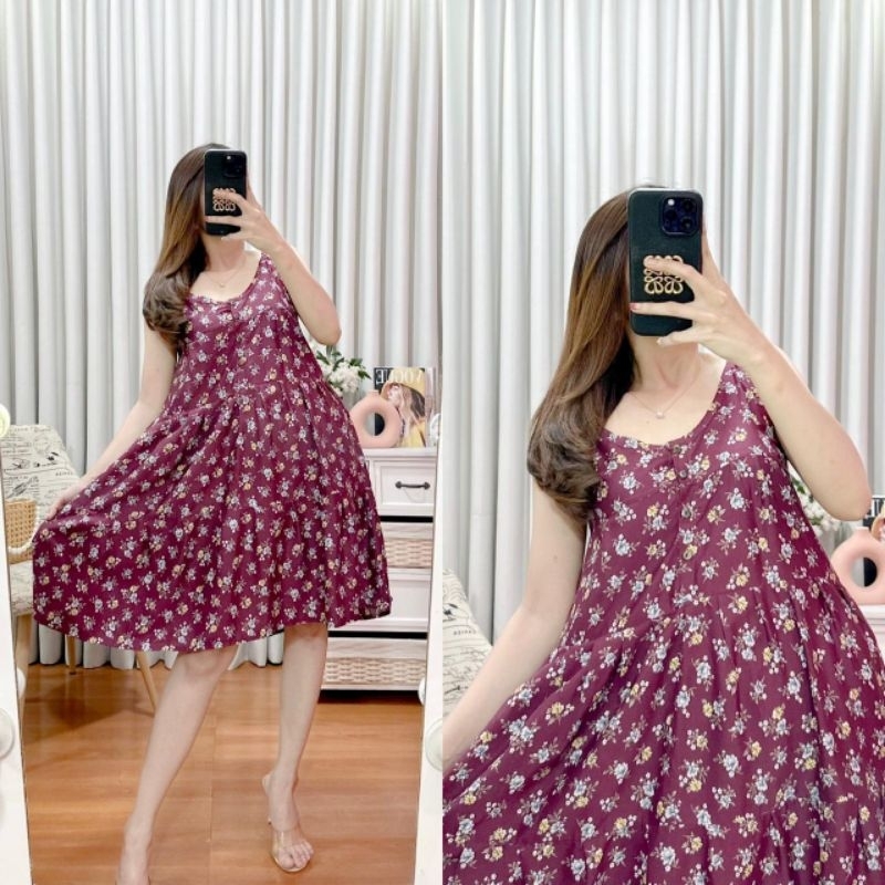 DRESS SALSA // DASTER BUSUI BUMIL RAYON ADEM SELUTUT