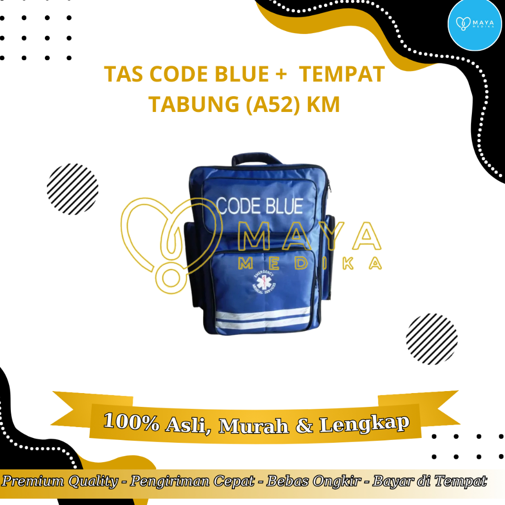 Tas Code Blue + Tempat Tabung (A52) KM