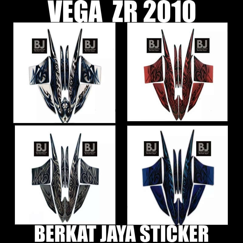 Striping Sticker Yamaha Vega Zr 2010