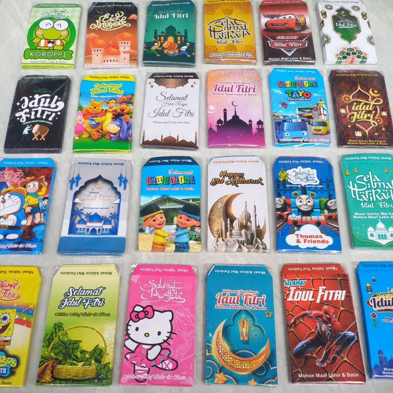 

AMPLOP LEBARAN isi 10pc terbaru 2025