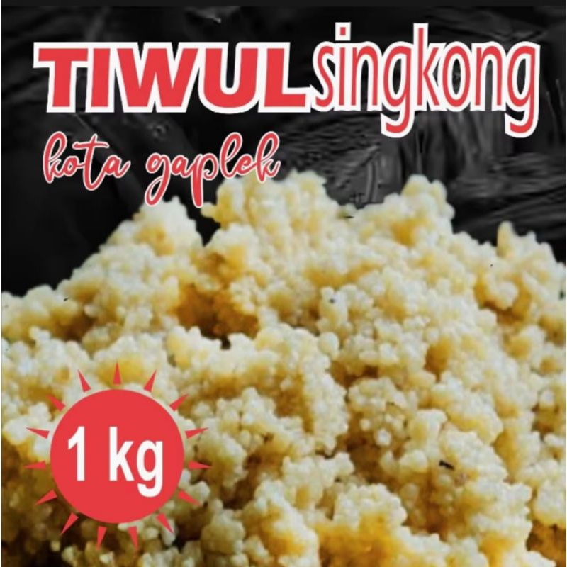 

Oyek Singkong/Tiwul Singkong/Nasi Tiwul Super Kemasan 1 kg