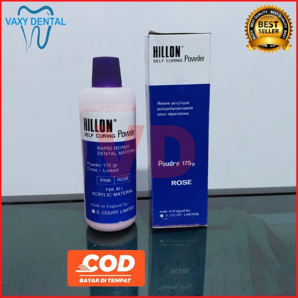 POWDER SC HILLON SERAT/VEINED 175 gram bahan pembuatan rahang gigi palsu