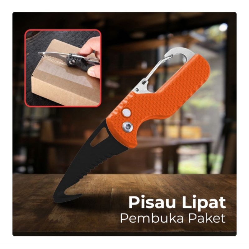 Browning pisau lipat pembuka paket folding express packed knife