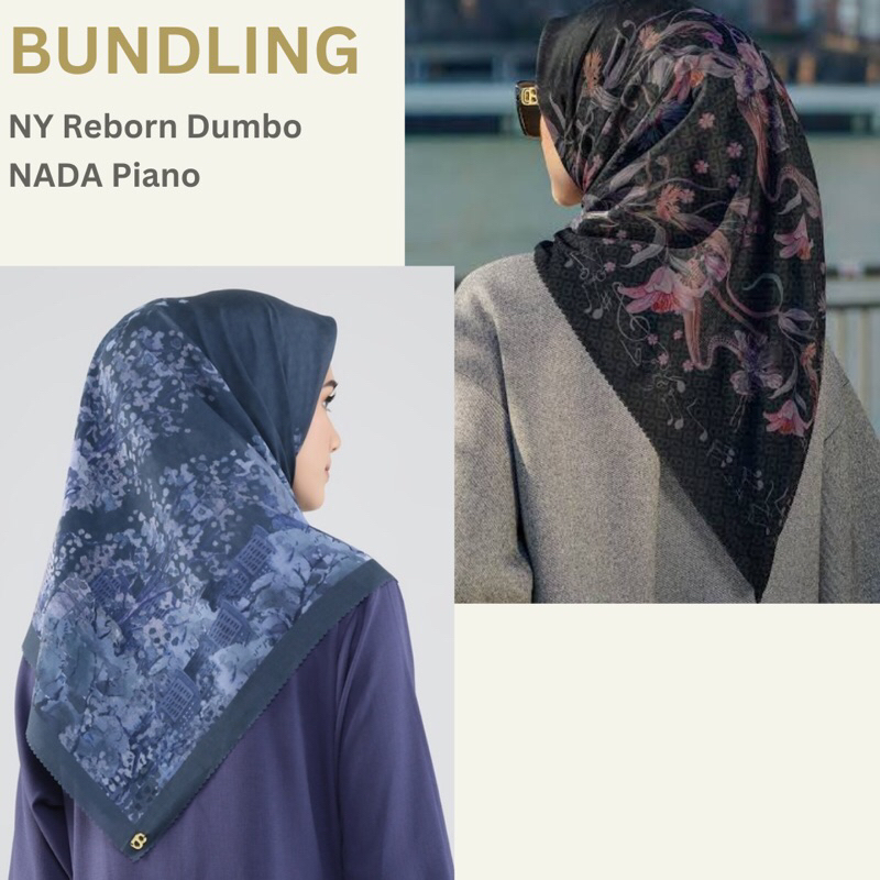 [Diskon Shopee Video][BUNDLING] Buttonscarves NEW YORK Dumbo Buttonscraves NADA Piano Lawasan Origin