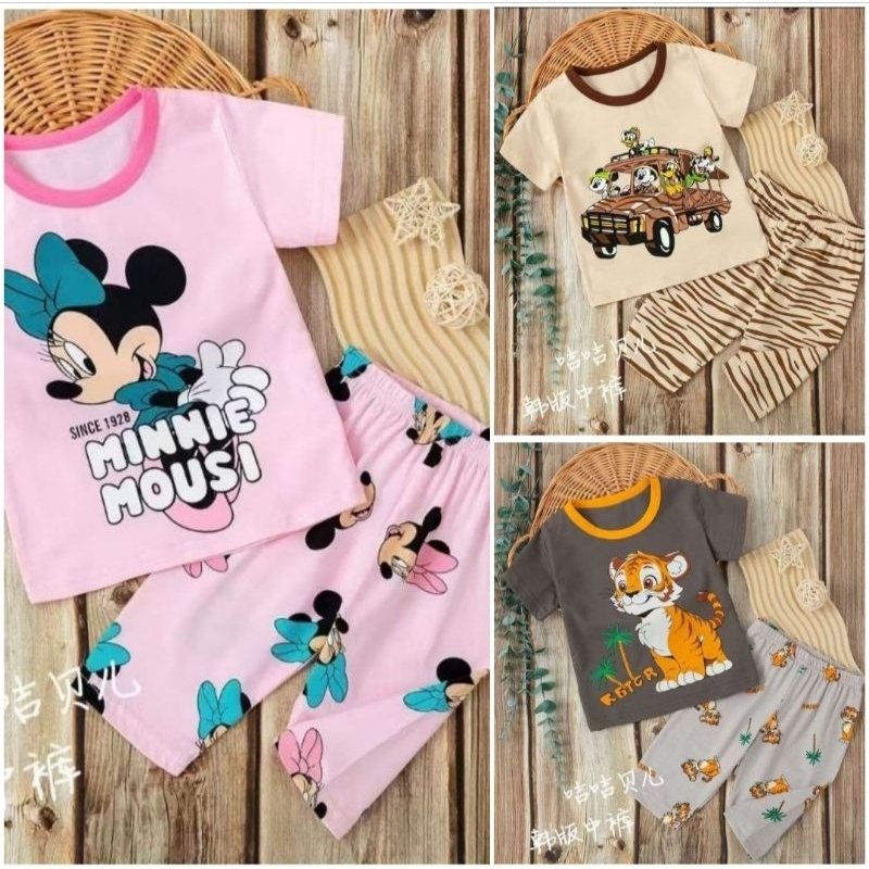 HPL. 07 [BISA COD] GRA SET HPL ANAK ORGANIK PREMIIUM BRAND JIJIBEIER USIA 7 S.D 9 TAHUN