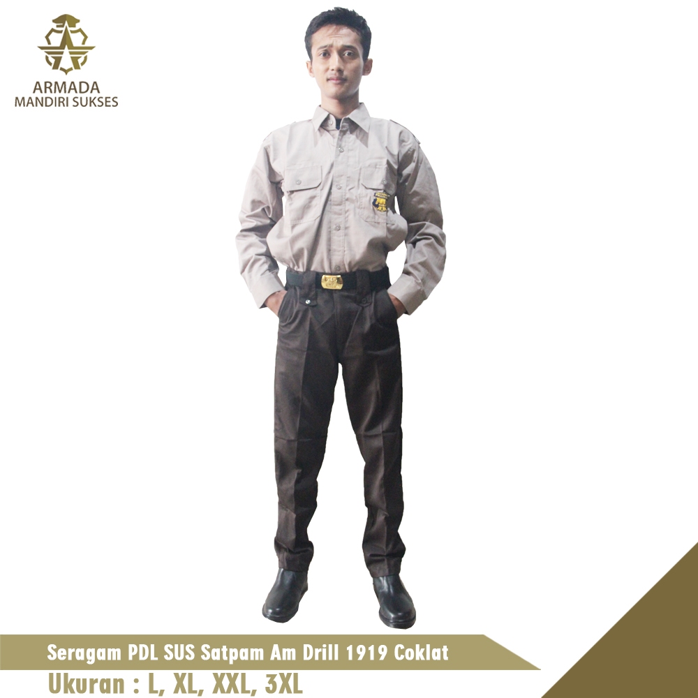 Seragam PDL SUS Satpam Coklat | AmDrill1919 | Laricci