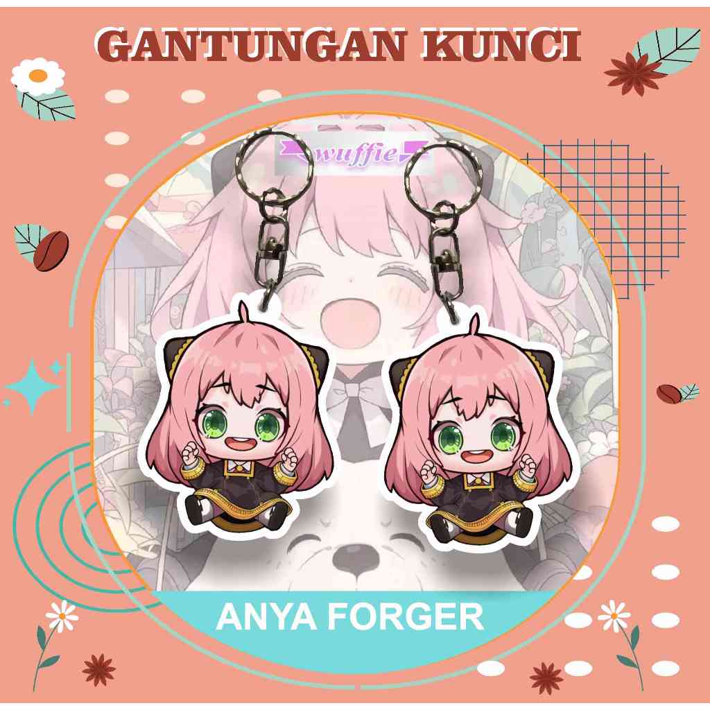 antungan Kunci Akrilik Anya Forger/ Keychain Acrilic Anya Forger