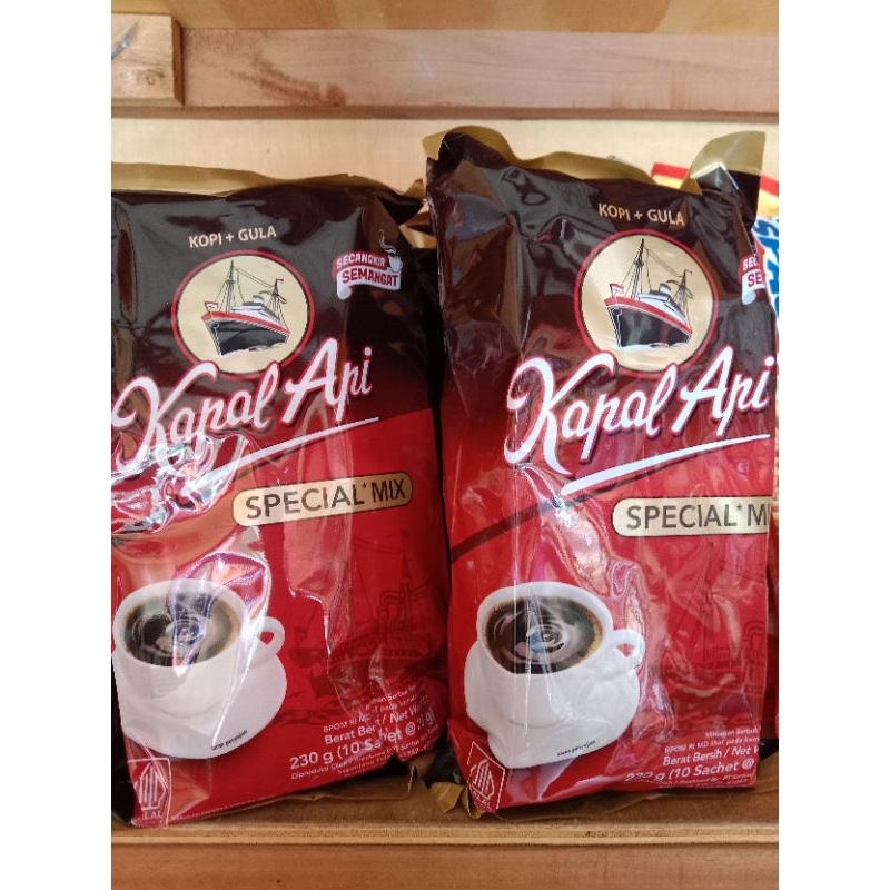

Kopi Kapal api special mix (Kopi + Gula) - 23gr
