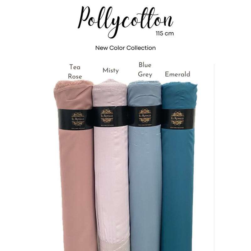 POLLYCOTTON El ROYAL/KAIN POLLYCOTTON/KAIN BELlA SQUARE/KAIN HIJAB SEGIEMPAT