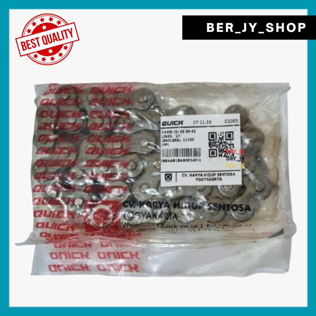 ORIGINAL ASLI CHAIN RANTAI G1000 RS50 42 Mata G1000 BOXER