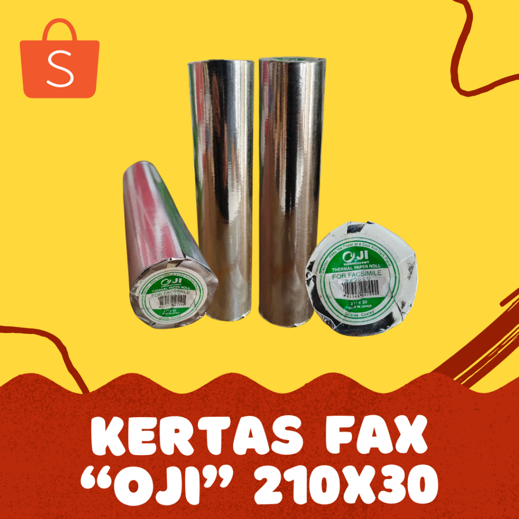 

Kertas Fax "OJI" 210 x 30 (Thermal Paper Roll)