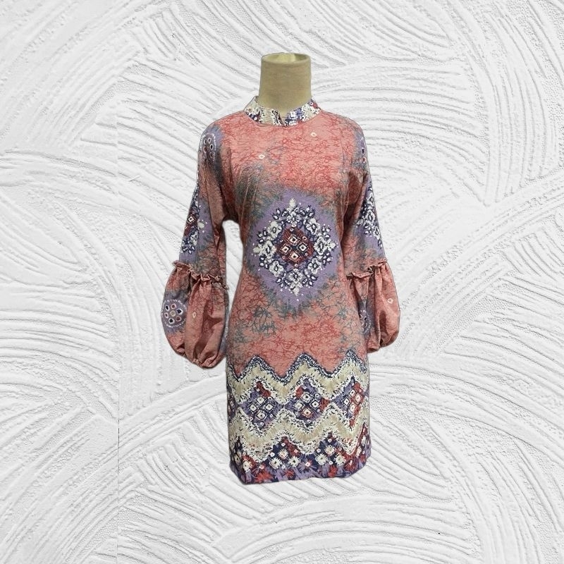 tunik jumputan wanita/Atasan baju cewek/tunik kerja