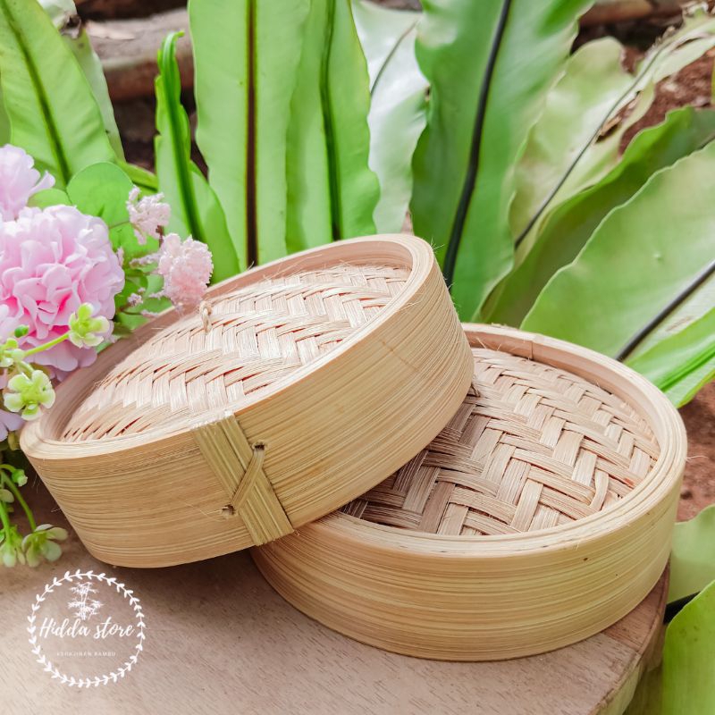 Kukusan Dimsum 15 cm l Klakat bambu | wadah dimsum | klakat bambu