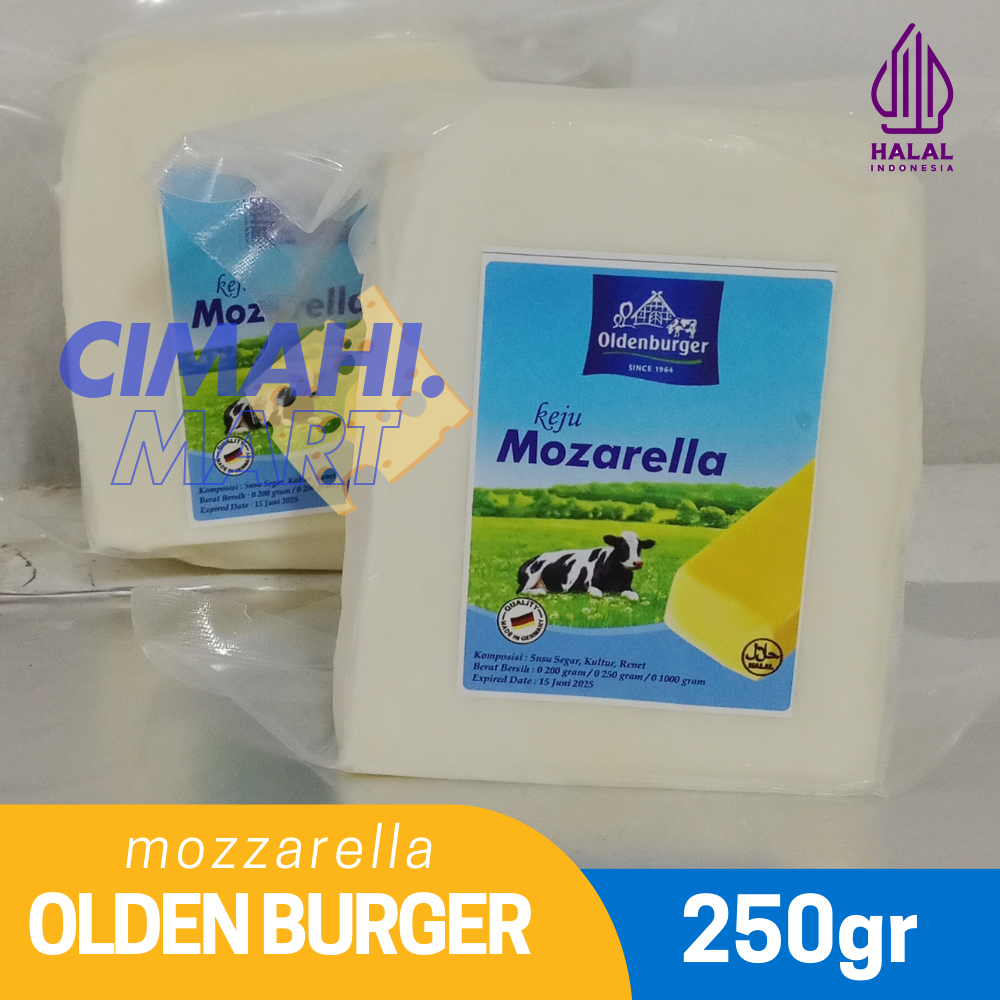 

Mozzarella Oldenburger 250 gr Keju Lumer Mozarella Chesee exp baru