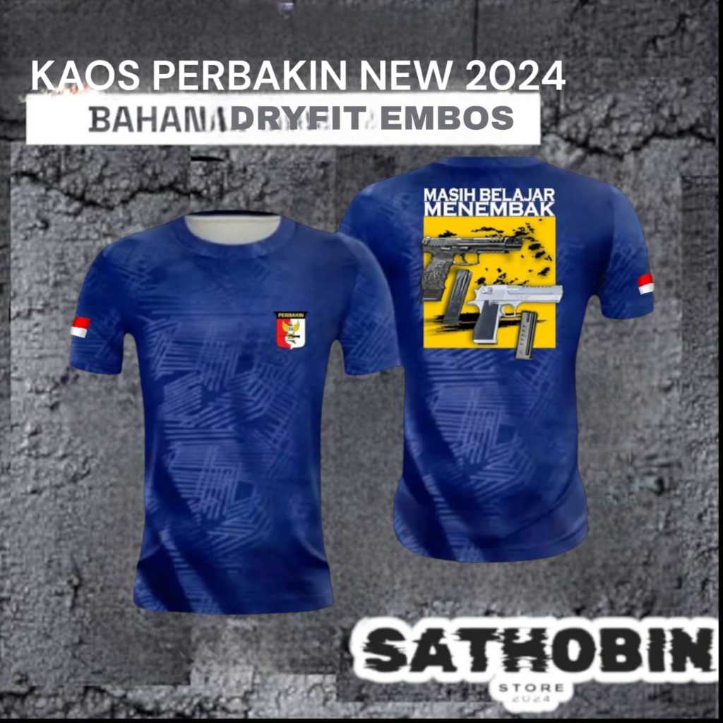Kaos embos perbakin terbaru /jersey perbakin /bahan dryfit embos