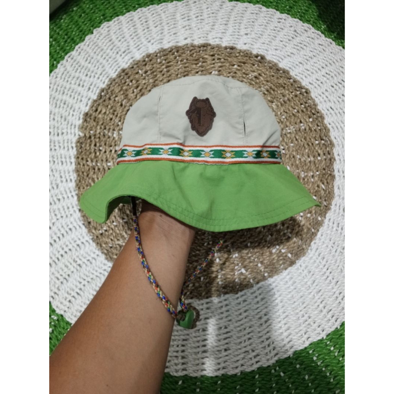 BLACK YAK jungle hat sage green topi rimba