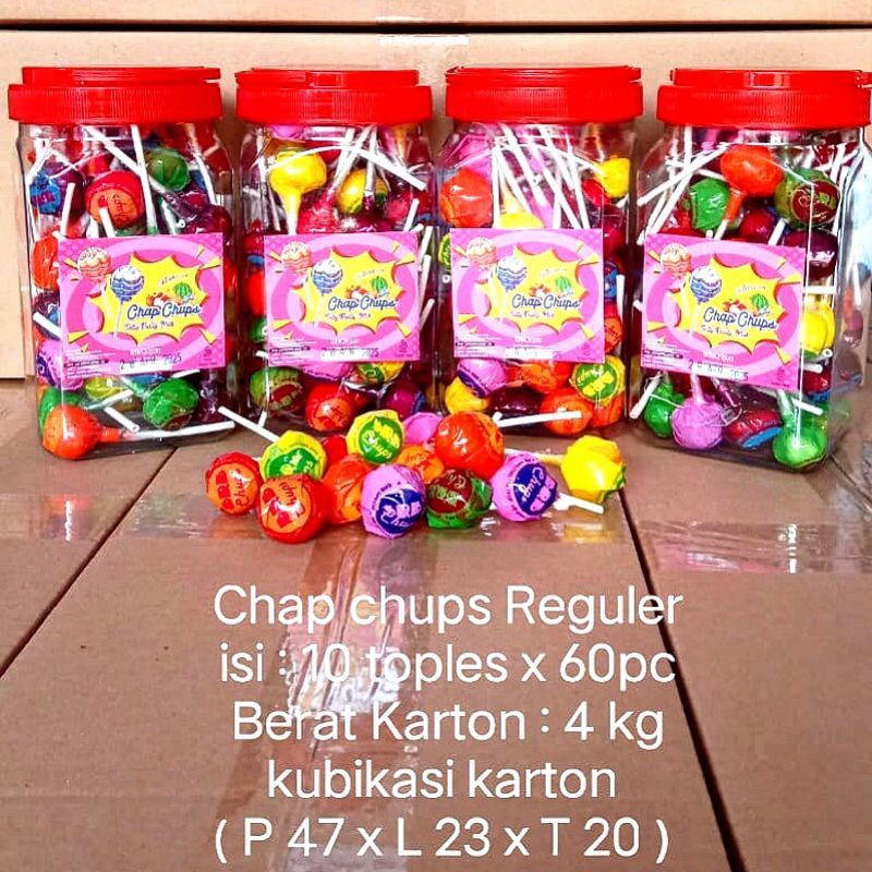 

PROMO 1 KARTON lolipop chap chup isi 10 toples// pertoples isi 60