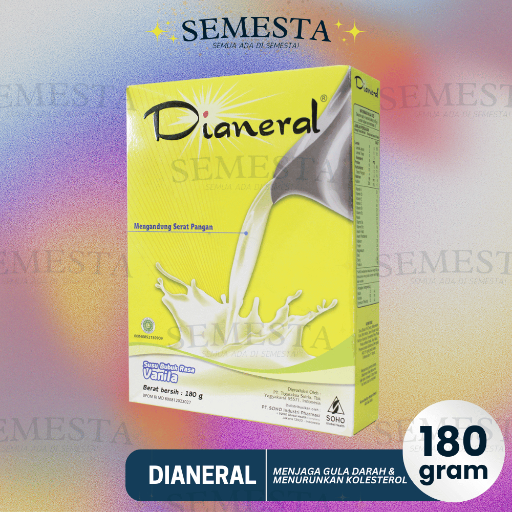 

DIANERAL 180gr - Susu Pengganti Makanan Untuk Penderita Diabetes