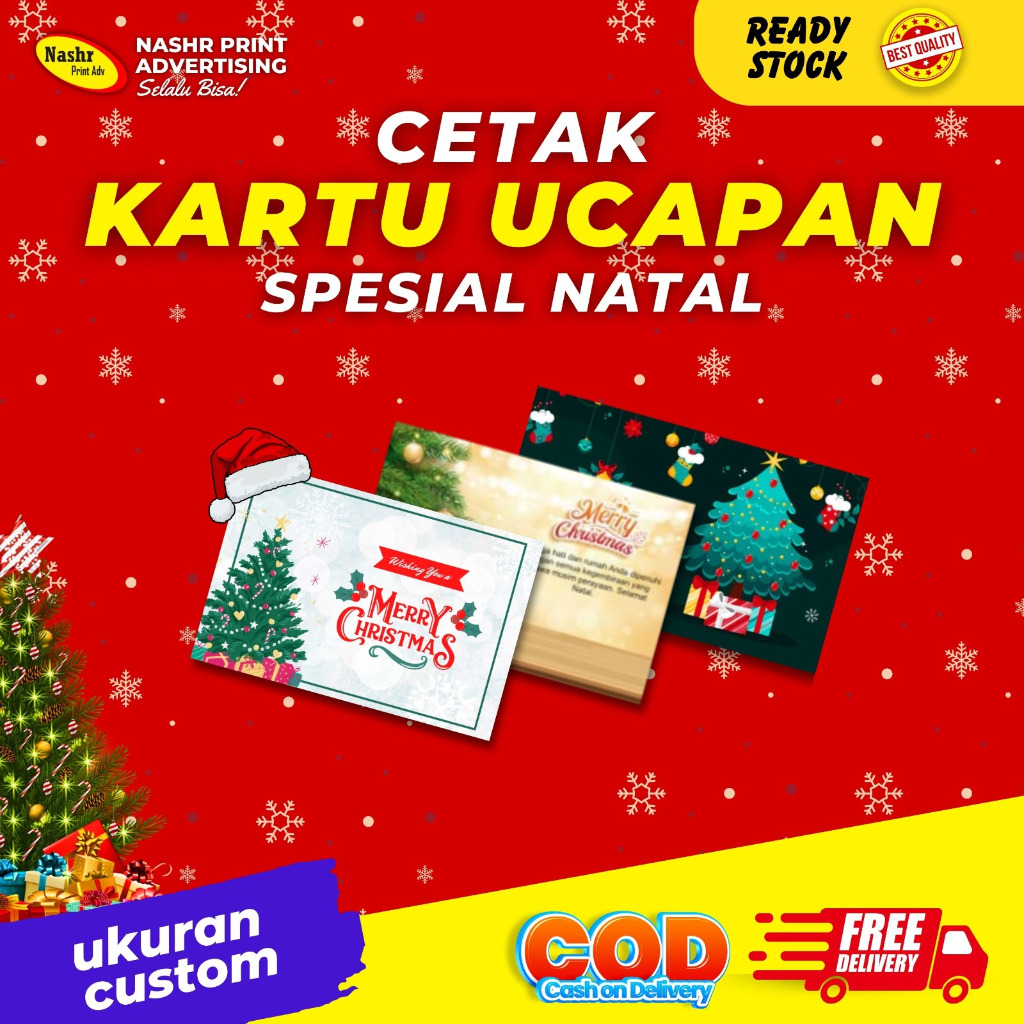 

KARTU UCAPAN HARI NATAL I GREETING CARDS NATAL CHRISTMAS I KARTU UCAPAN I THANKS CARD NATAL