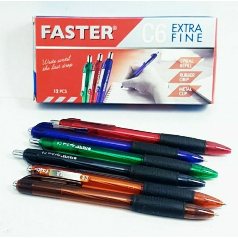

Pulpen FASTER C6 ( 1 Pcs ) Original