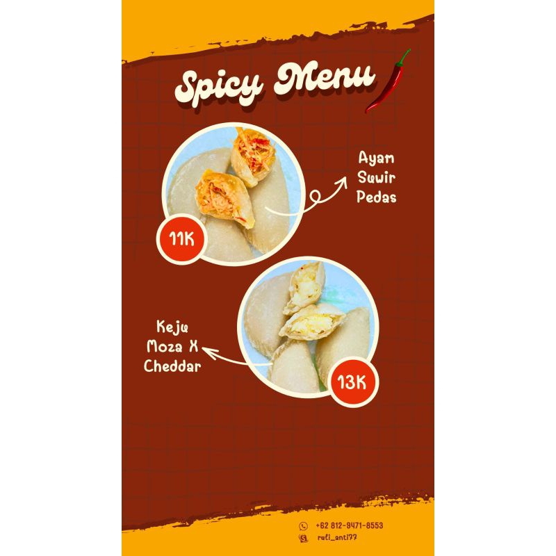 

CIRENG ISI AYAM & KEJU