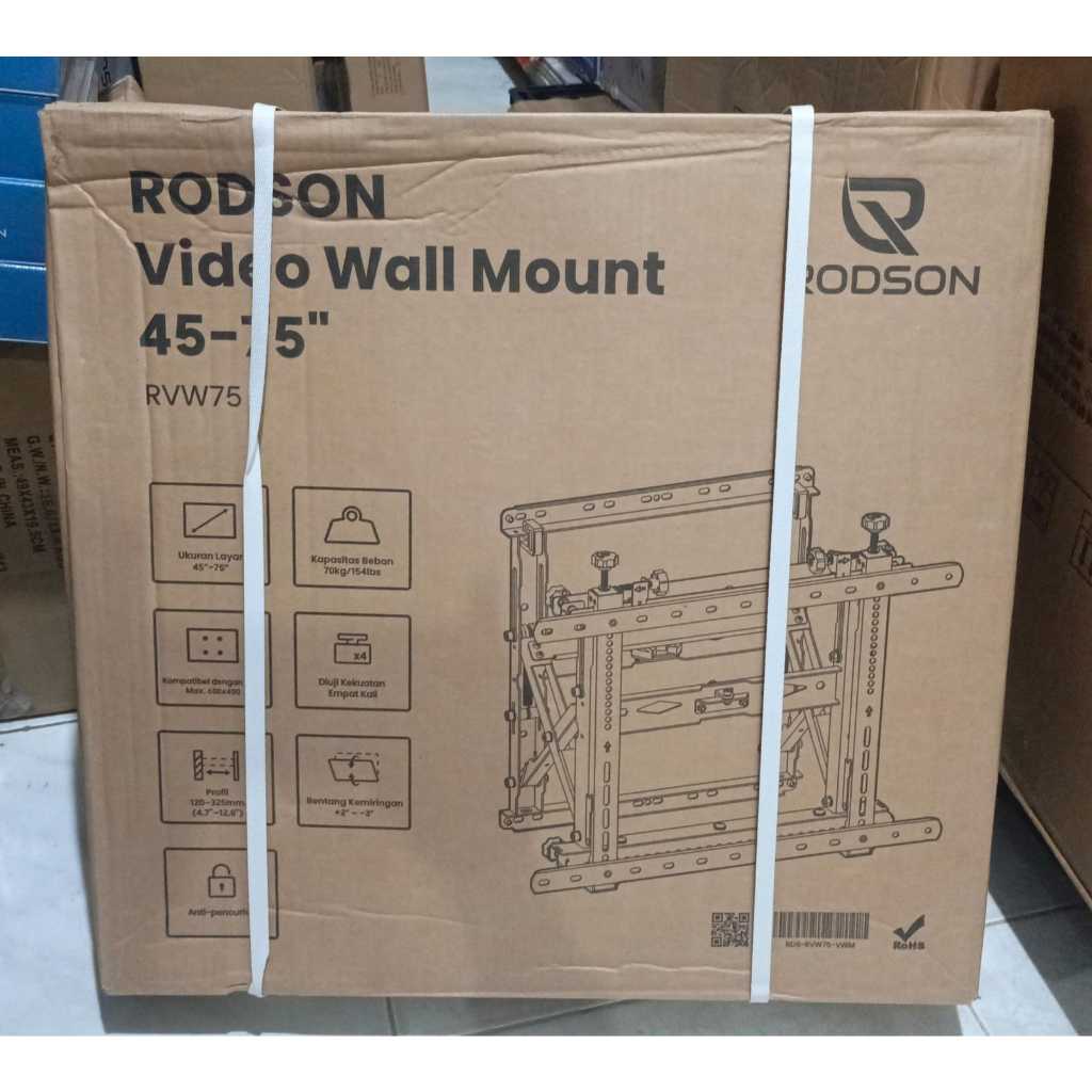 Bracket video wall Tv LED Lcd VideoWall 32"70" Pop Up Tilt Micro adjustment TW100/Rodson RVM75