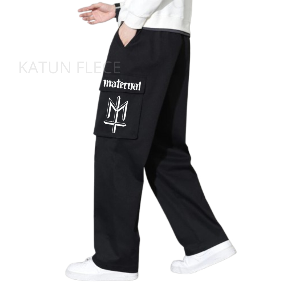 Celana cargo panjang celana cargo pria celana longgar kargo cowo celana lurus pria cargo pants pria 