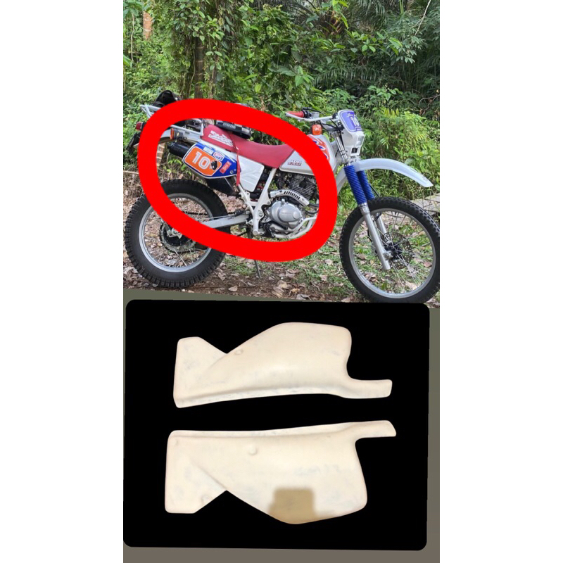 Cover body XR200 ,bok samping Honda XR200 /Box trail jadul