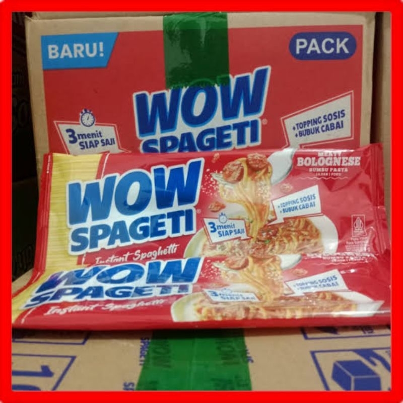 

Spagetti Wow Rasa Bolognase 1 Dus