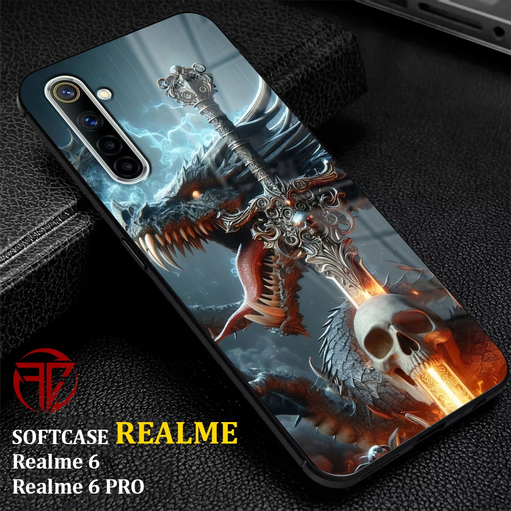 [AM49] Softcase Kilau Realme 6 | 6s | 6 PRO | Case Glossy Kesing Silikon Kaca Mika Pelindung Kamera 
