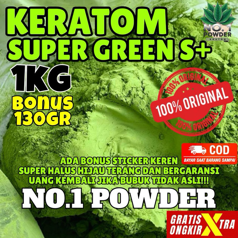 

NO.1 POWDER - Bubuk purli daun purli bubuk purlik SG Gred - A+/S+, 500gr+50gr