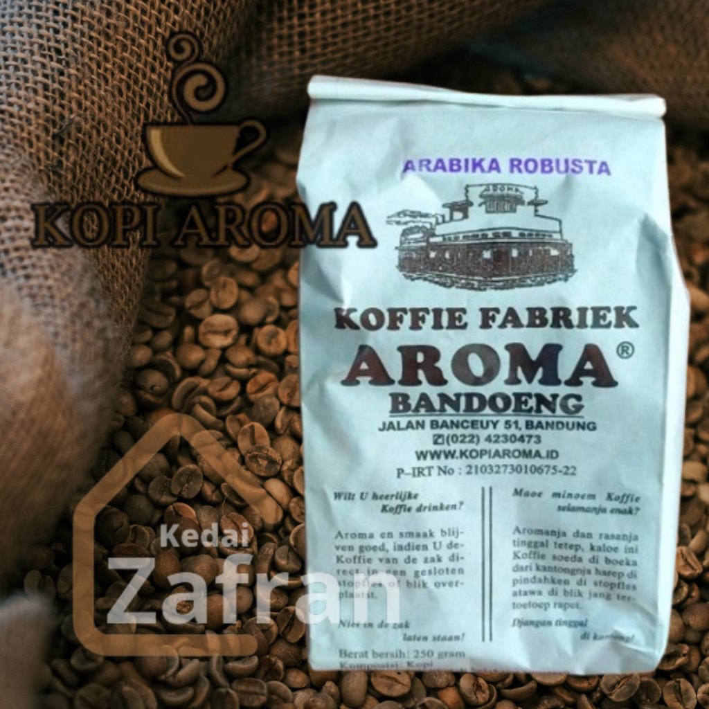 

Kopi Aroma Arabika Robusta 250 gram / Kopi Aroma Bandung