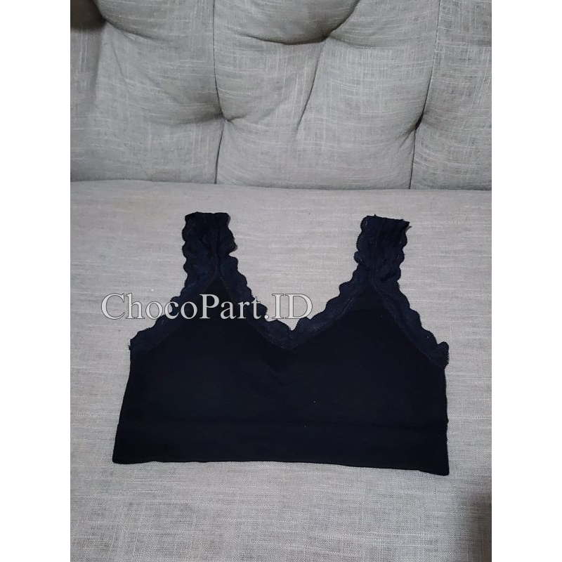 Tanktop Renda Atasan Buntung Atasan Sexy Atasan Renda Dalaman