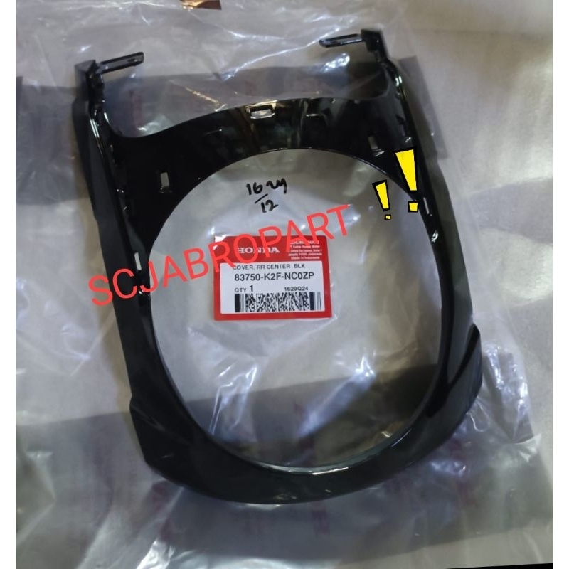 83750 K2F NC0...COVER RR CENTER HONDA SCOOPY FI K2FP...ORI AHM
