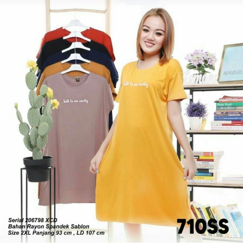 Daster Dress Baju Tidur Piyama Santai Wanita Terbaru Kekinian