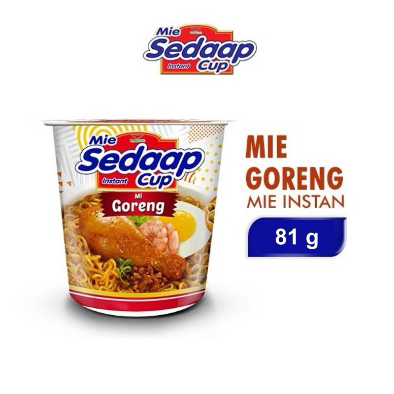 

Sedaap Mie Instan Cup Goreng 81 gr