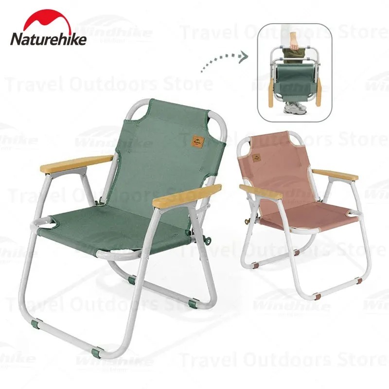 Kursi Lipat Naturehike CNH22JU030 Kursi Camping Estetik Glamping Portable Chair Kursi Mancing Lipat 