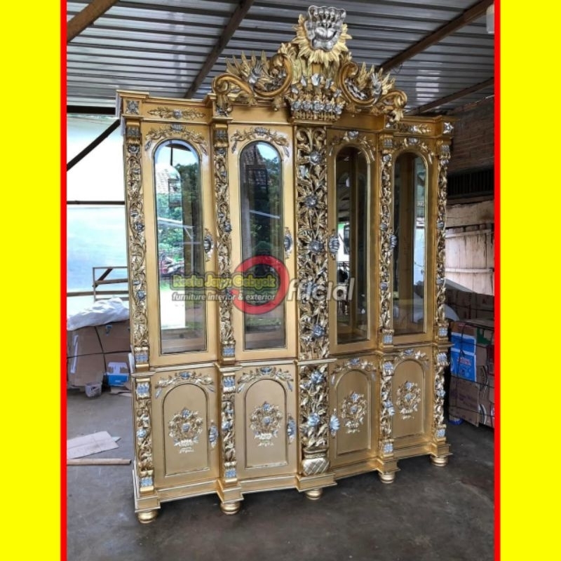 lemari hias lemari pajangan bufet shima