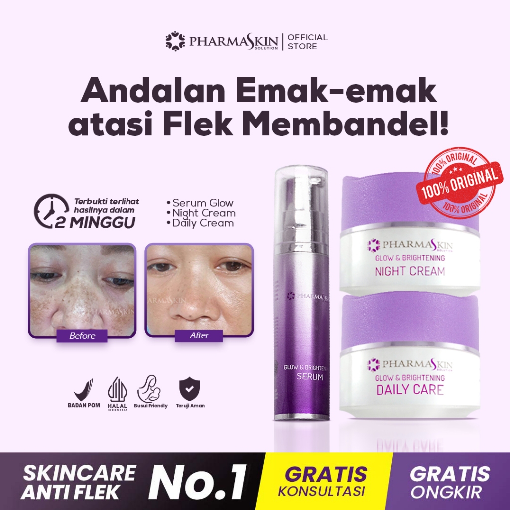 Cream Untuk Flek Hitam By Pharmaskin Solution Paket Intensive Flek Daily Pharmaskin Paket Flek