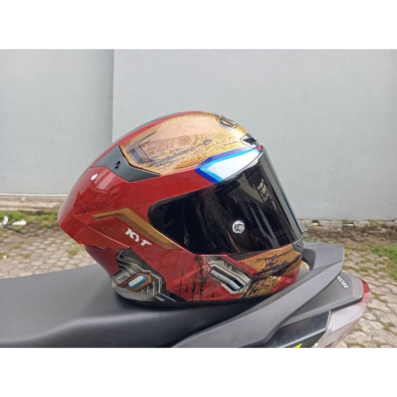 Helm KYT TTC Iron Man size XL