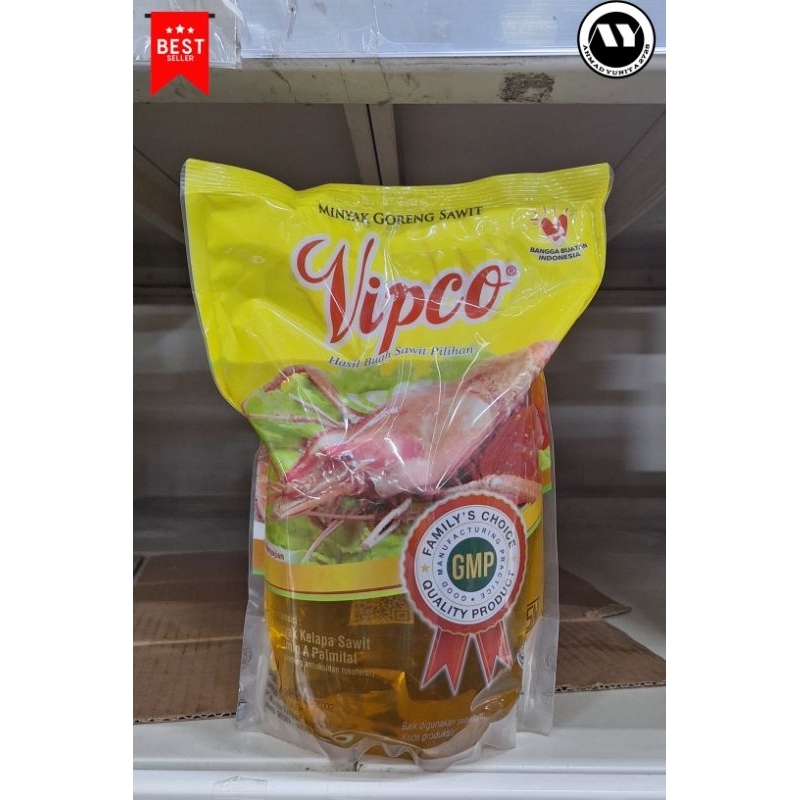 

minyak vipco 2 liter kemasan pouch