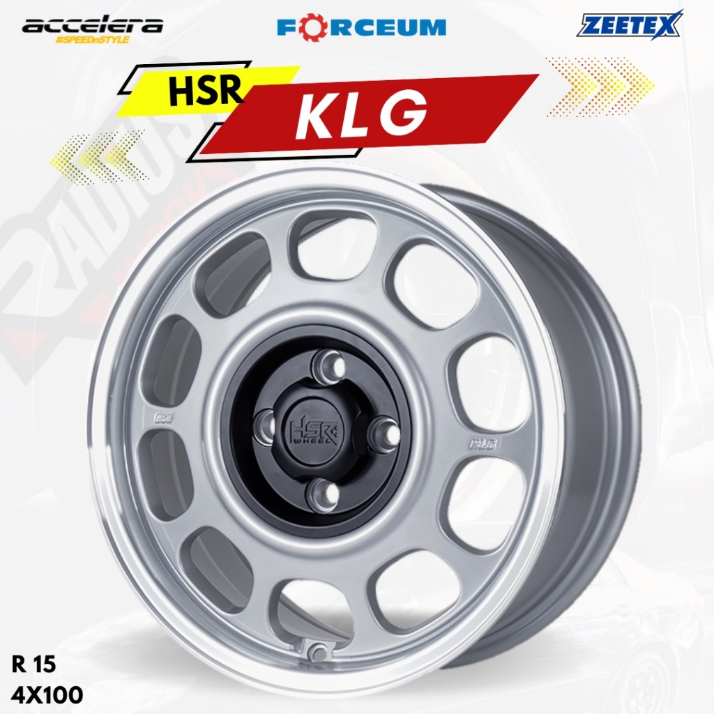 Velg mobil hsr model kaleng ring 15 pcd 4x100 pnp brio freed mobilio vios  dll