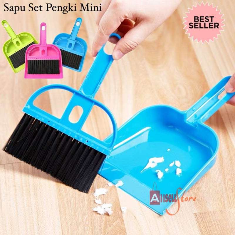 Set Sapu dan Pengki Mini Praktis Multifungsi — 10